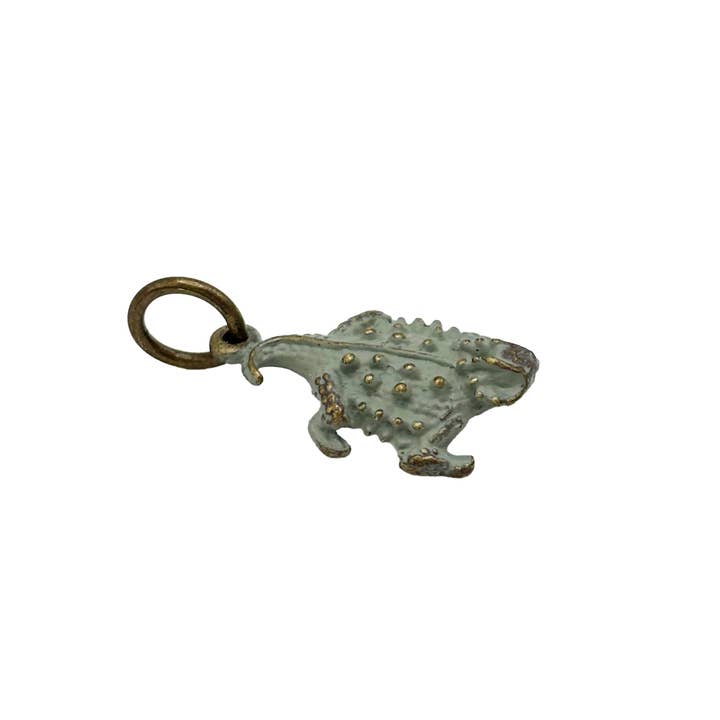 Horned Toad Charm (available with Bracelet or Necklace) for wholesale by Gleeful Peacock