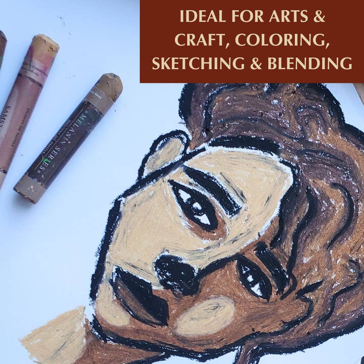 Stapledon Arts - Wholesale Pastels - Skin Tone Oil Pastels - Melanin Series3