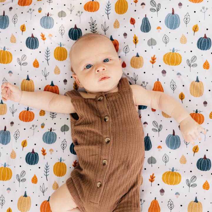 Milk Snob - Wholesale Bedding Blanket - Kids & Baby - Pumpkin Patch Swaddle Receiving Baby Blanket