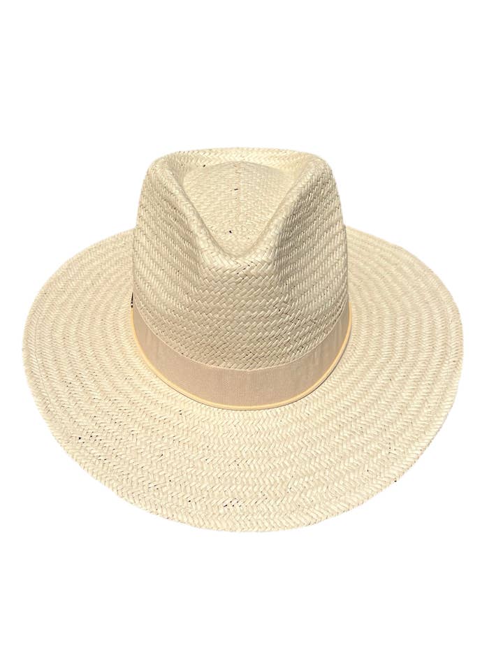 The Haze - Packable Straw Hat Natural for wholesale by Chloe Alexis