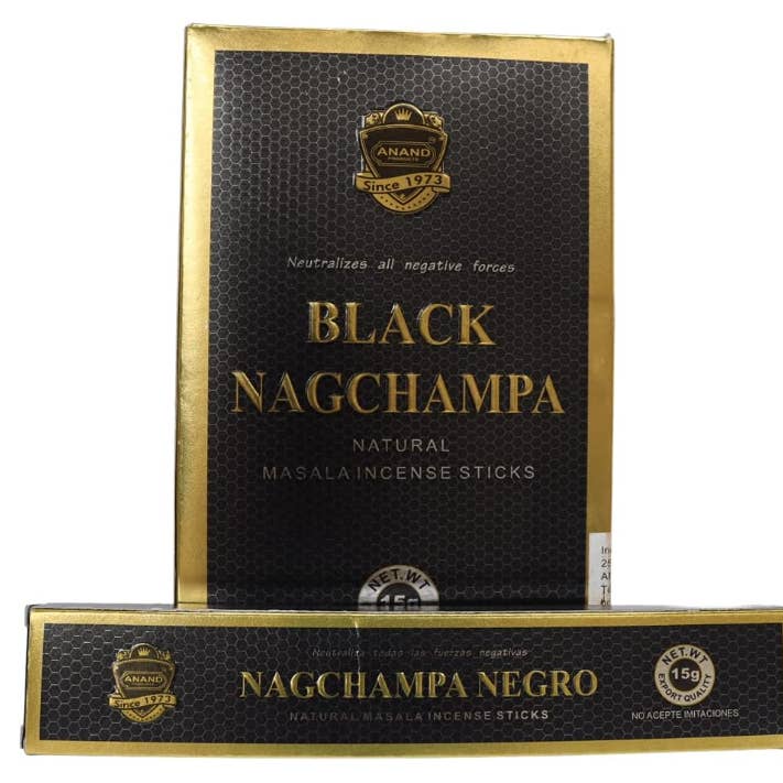 Black Nag Champa Premium Incense Sticks joss scent for wholesale by Ritual Scent