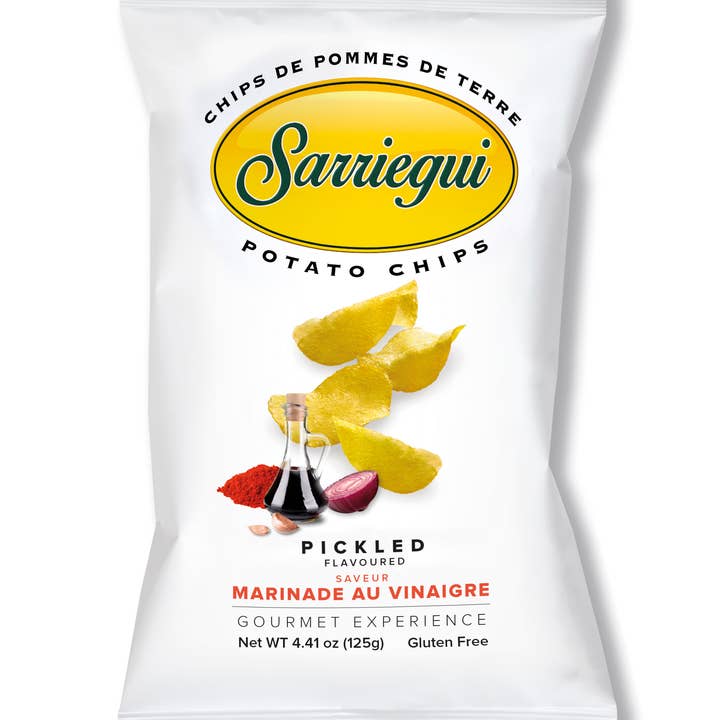 Chips Sarriegui - Wholesale Chips - POTATO CHIPS 125 G PICKLE FLAVOR