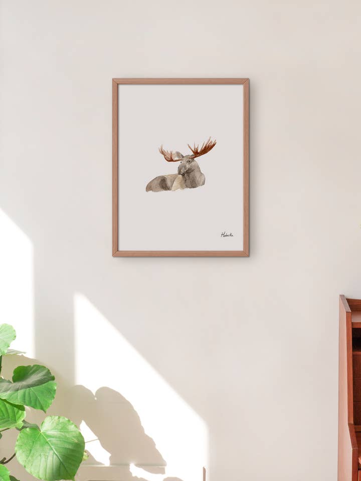 Elg, Kunsttryk for engroshandel hos Hobeika Art