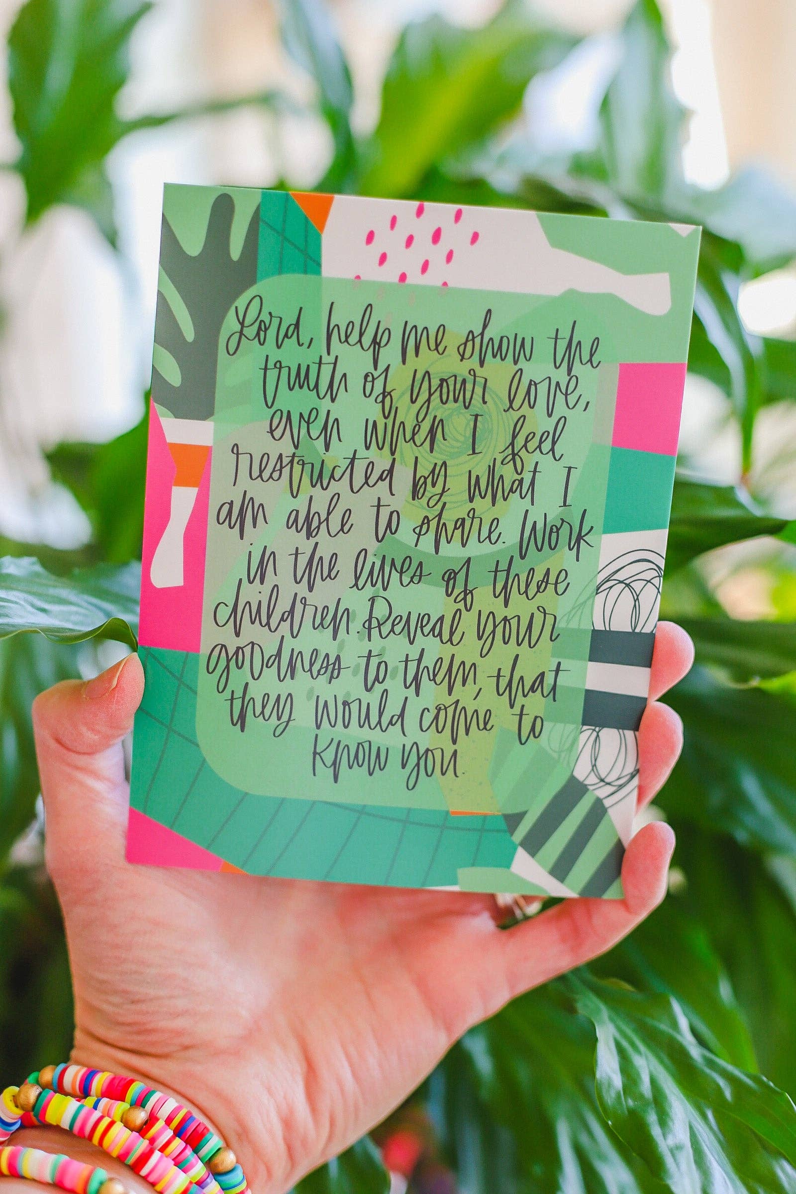 Crew + Co - Wholesale Teacher/Back-to-School Card - A Prayer For Teachers Cards2