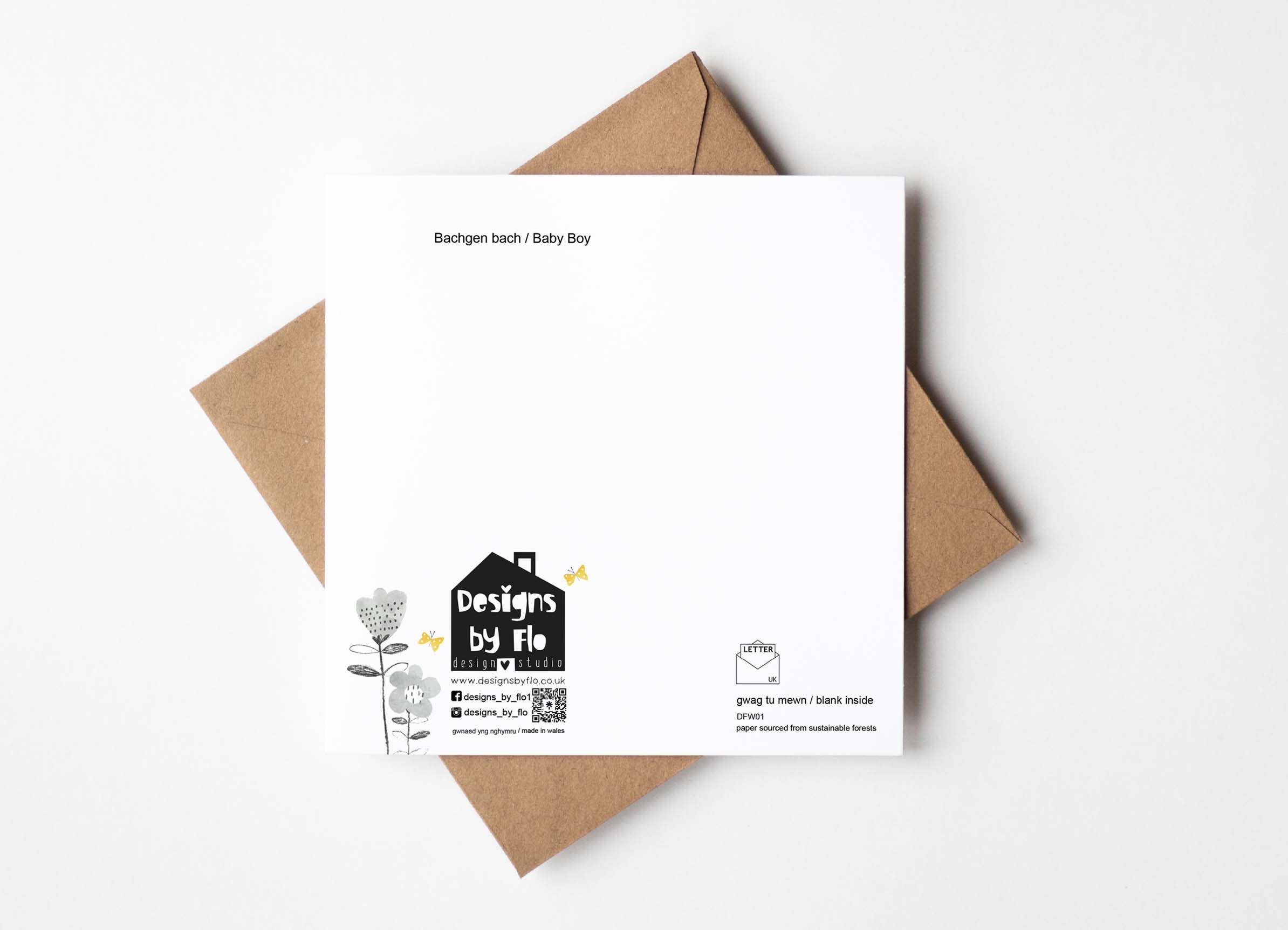 Designs by flo - Vendita all'ingrosso Biglietto di auguri per la nascita - Carta per bambino2