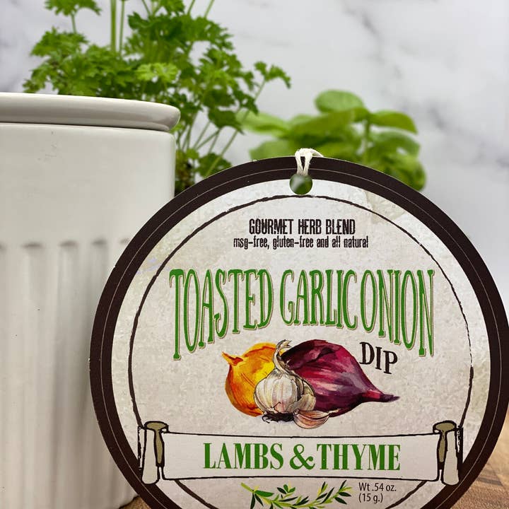 Toasted Garlic and Onion Dip - Half Dozen and other Purchase Wholesale garlic onion. Free Returns & Net 60 Terms on Faire trending on Faire.