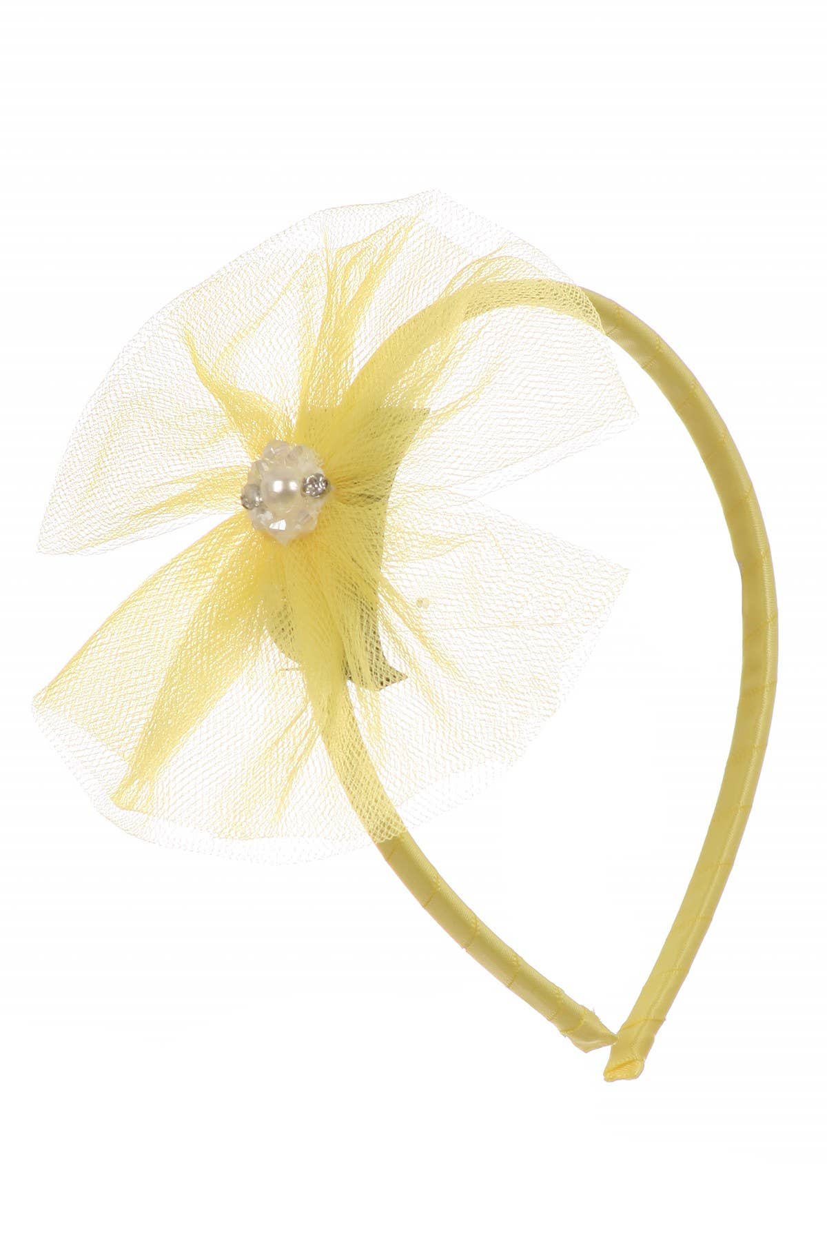 Kid's Dream - Wholesale Fashion Headband - Kids - Illusion Bow Pearl Headband0