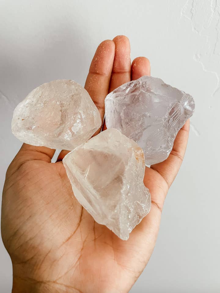 Rough Clear Quartz (LB) for wholesale by Peach and Pixie
