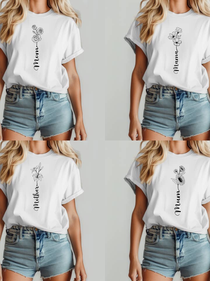 Boho Style Minimalist Mama Shirt | Mom Shirt | Gift Idea for wholesale by La Binibini