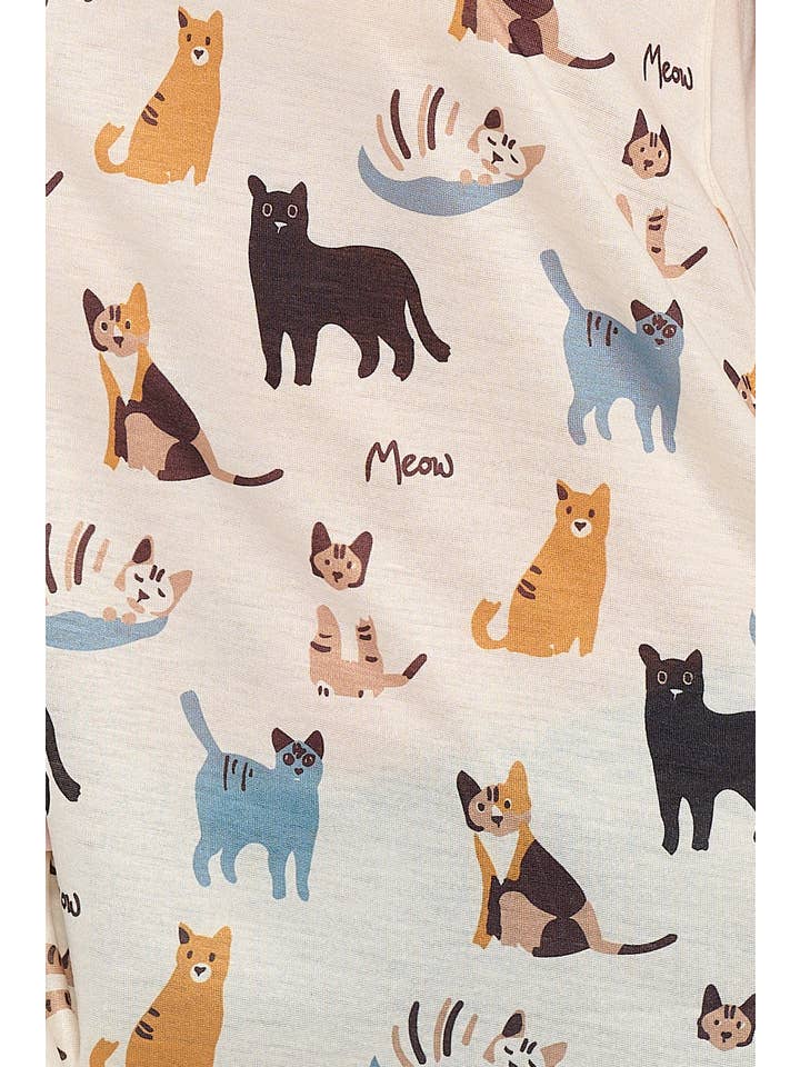 SM WARDROBE - Wholesale Tank Top - Women's - MEOW CAT PRINT TANK TOP11