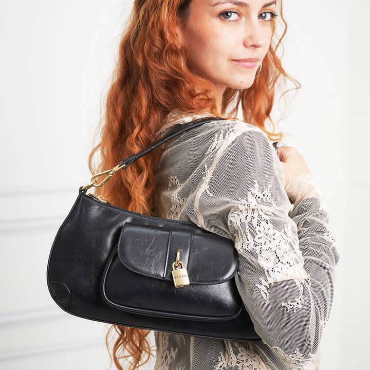 Bessie London - Wholesale Shoulder Bag - Women's - CLASSIC BESSIE BAGUETTE BAG6