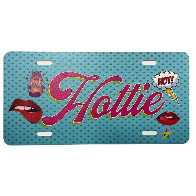Targhe in alluminio "Hottie" 15x30 cm per la vendita all'ingrosso da parte di 7 Star