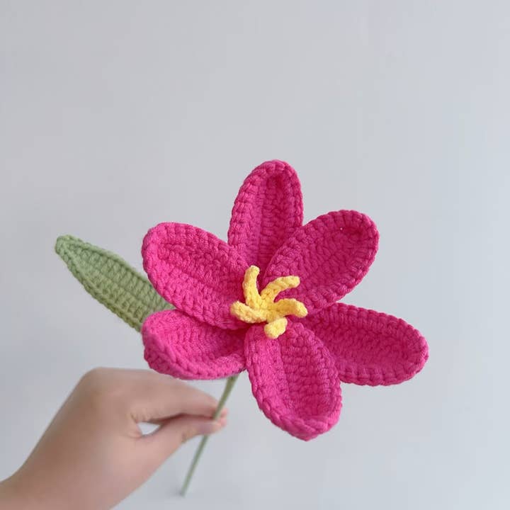 Lilyrosy(Duty free) - Wholesale Artificial Flowers - Lilyrosy Crochet Tulip, Handmade Gifts12