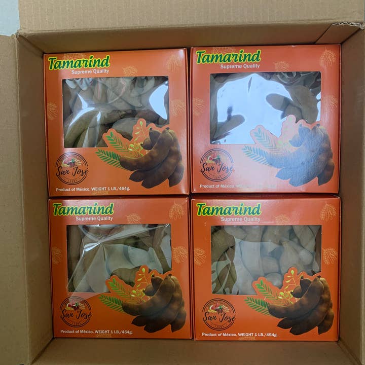 San Jose Produce & Imports LLc - Wholesale Dried/Dehydrated Fruit - Mexican Supreme Tamarind 1 Lb Box1