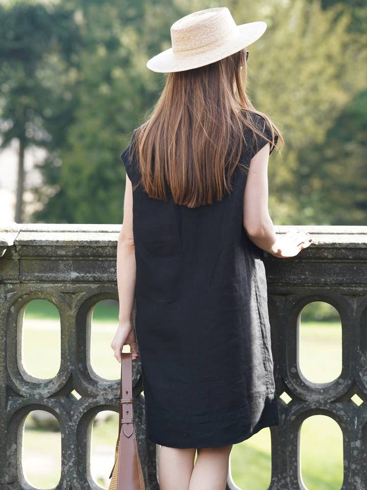 Sauths - Wholesale Dress - Women's - Irma - Linen Dress in Various Colors7