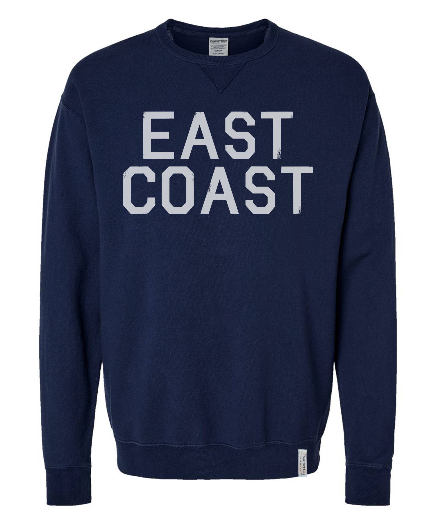 One Ocean Apparel Co.. - Wholesale Graphic Sweatshirt - Unisex - EAST COAST Crewneck - CUSTOM COLORS12