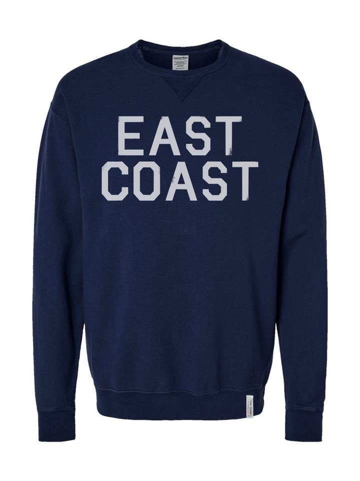 One Ocean Apparel Co.. - Wholesale Graphic Sweatshirt - Unisex - EAST COAST Crewneck - CUSTOM COLORS12