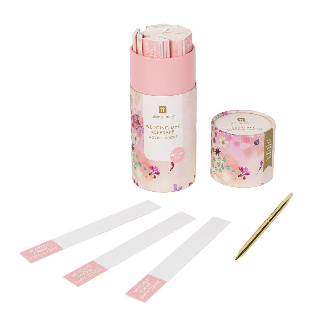 Talking Tables UK – wholesale Party gift – Wedding Day Keepsake Advice Sticks for Bride | 100 Pack |1