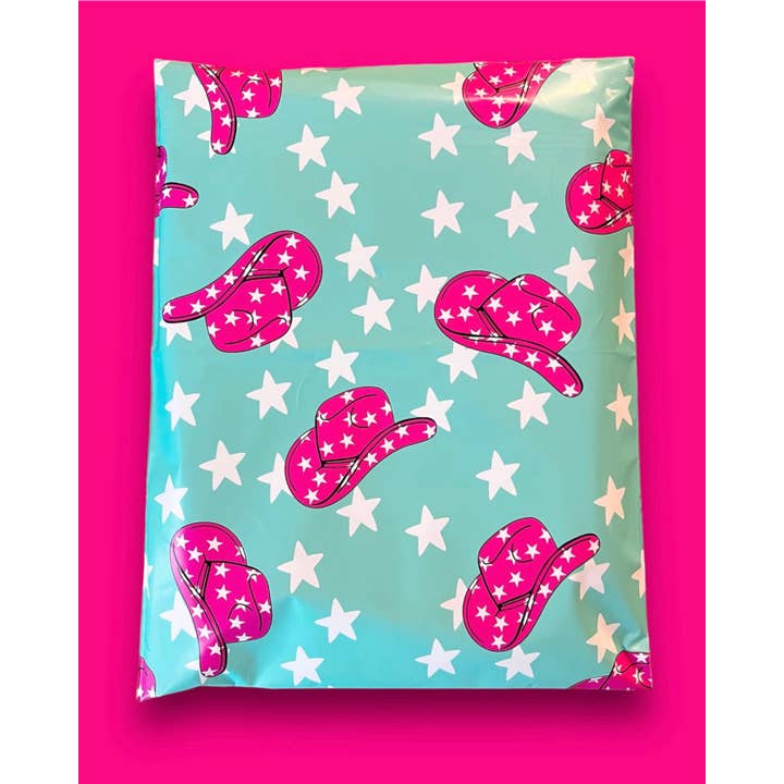 Trendy Chick Mailers - Wholesale Envelopes - 10x13 Punchy Cowgirl Poly Mailers