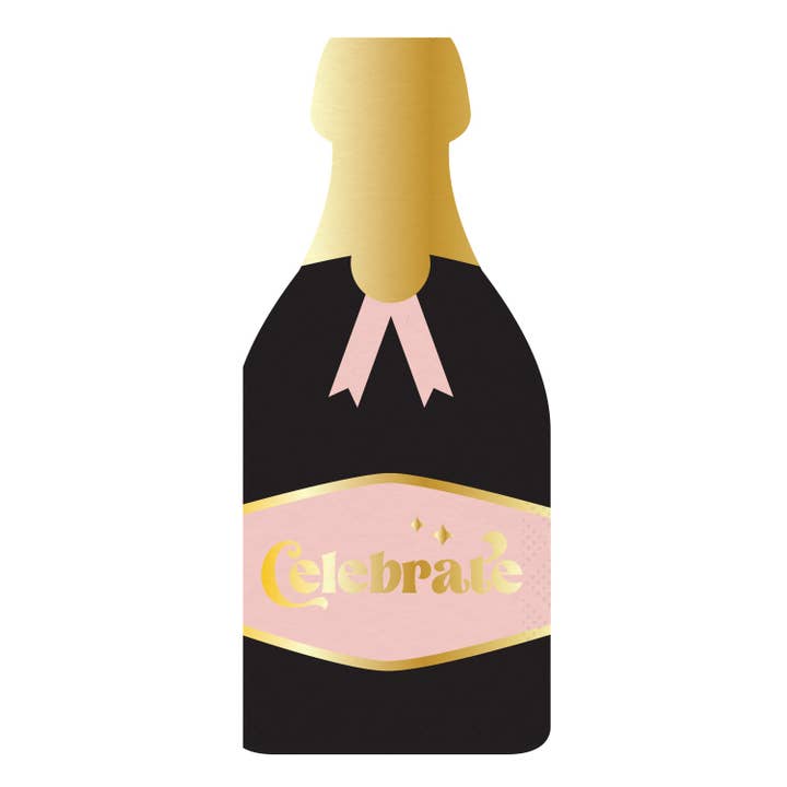 Champagne Guest Towel Celebrate Good Times/16pk for wholesale by Sophistiplate