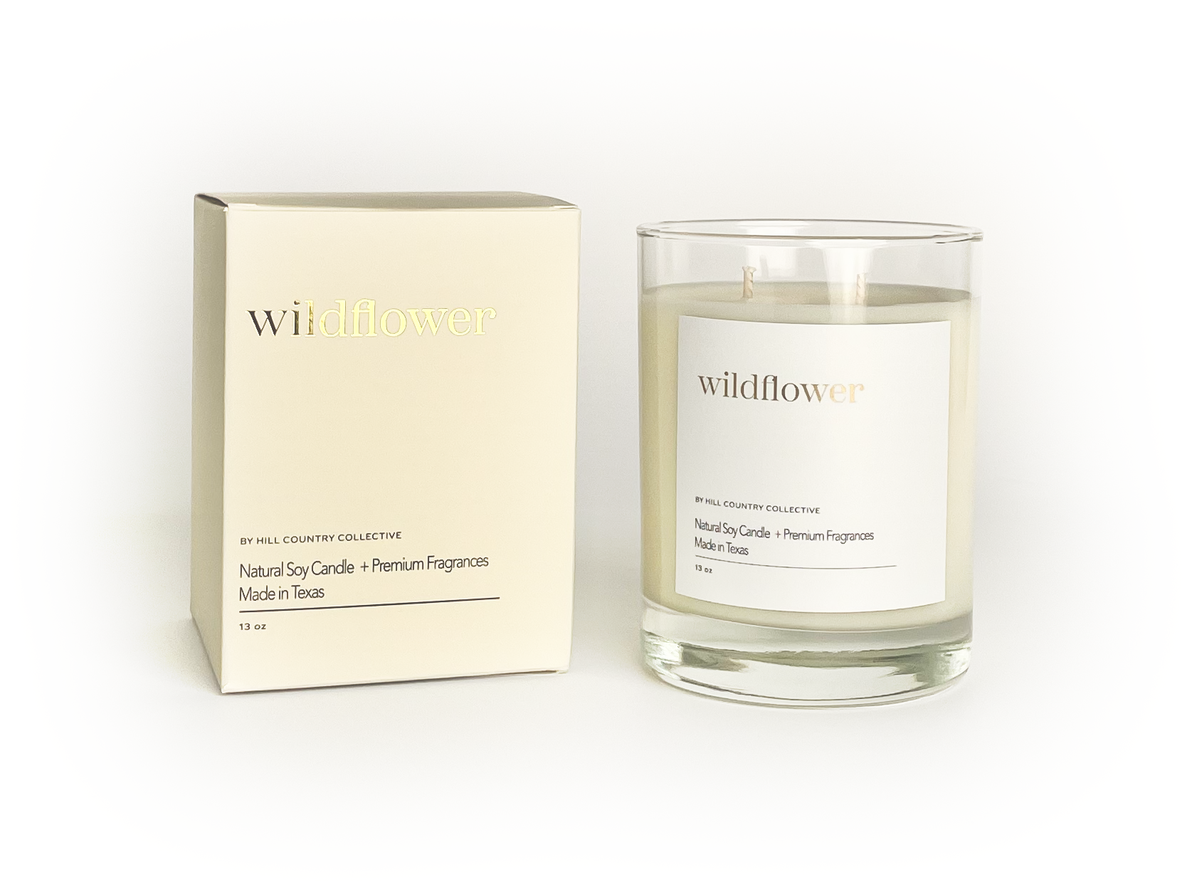 Hill Country Collective - Wholesale Jar/Filled Candle - Wildflower | Floral + Verdant | Elevated Soy Candle, 11oz1