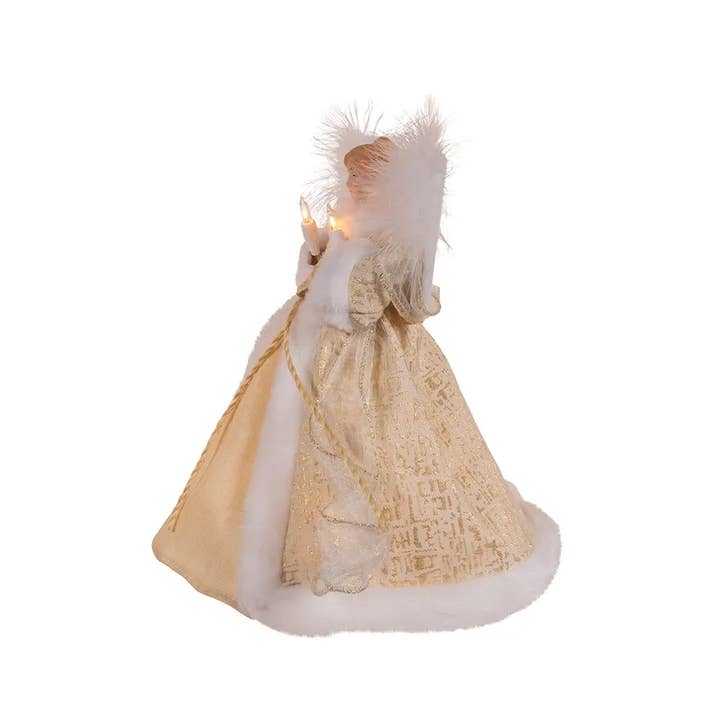 Kurt S. Adler, Inc. - Wholesale Tree Topper - UL 10 Light 10" Natural Angel Tree Topper3