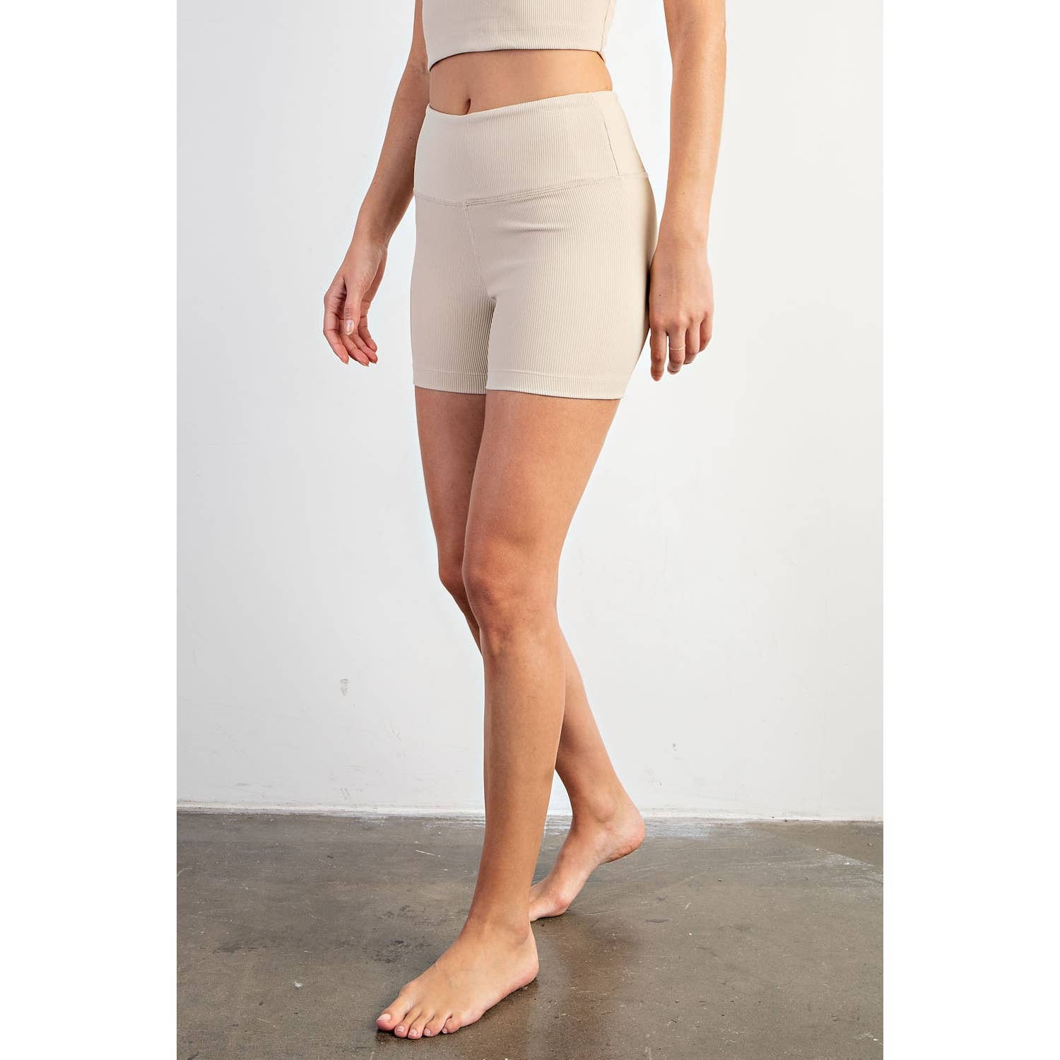 Rae Mode - Wholesale Athletic Shorts - Women's - NYLON RIB BIKER PANT WITH SIDE POCKETS15