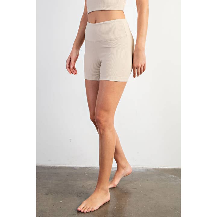 Rae Mode - Wholesale Athletic Shorts - Women's - NYLON RIB BIKER PANT WITH SIDE POCKETS15