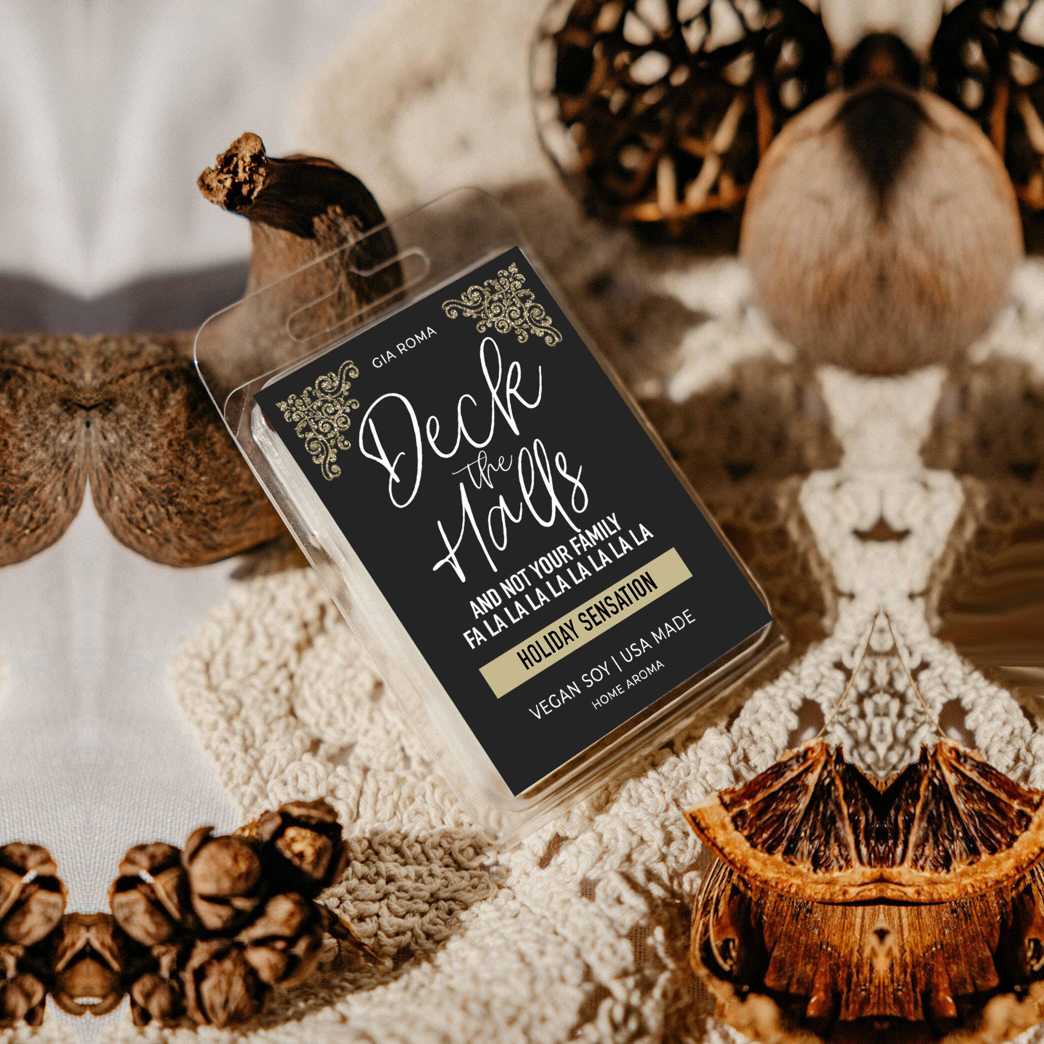 Gia Roma - Venta al por mayor Ceras perfumadas - Fragancia navideña para el hogar, cera de soja derretida, divertida idea de regalo barata95