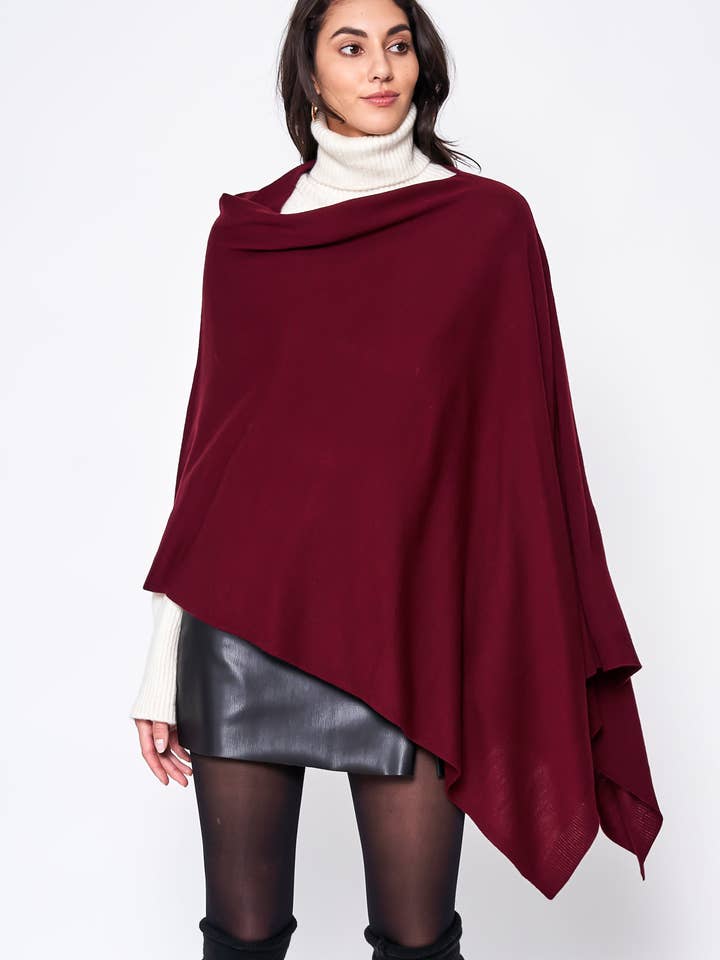 Solid Scarf Poncho for wholesale by Do Everything In Love®