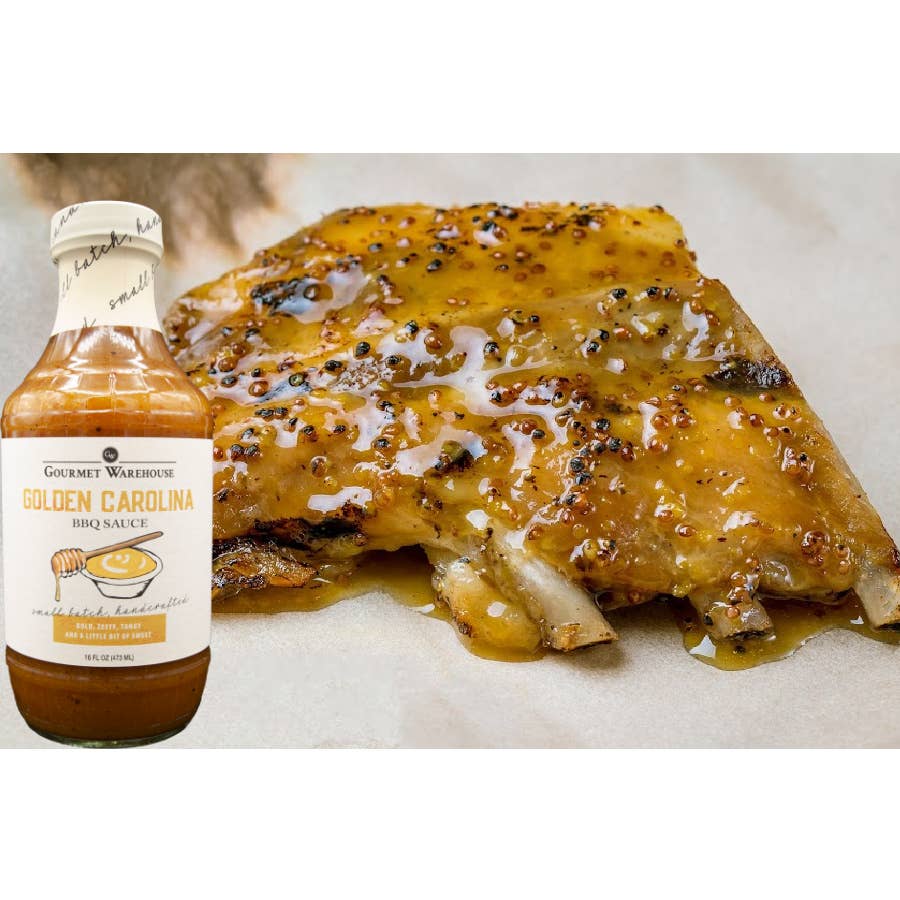 Gourmet Warehouse Brands - Wholesale BBQ Sauce - Gourmet Warehouse Golden Carolina BBQ Sauce3