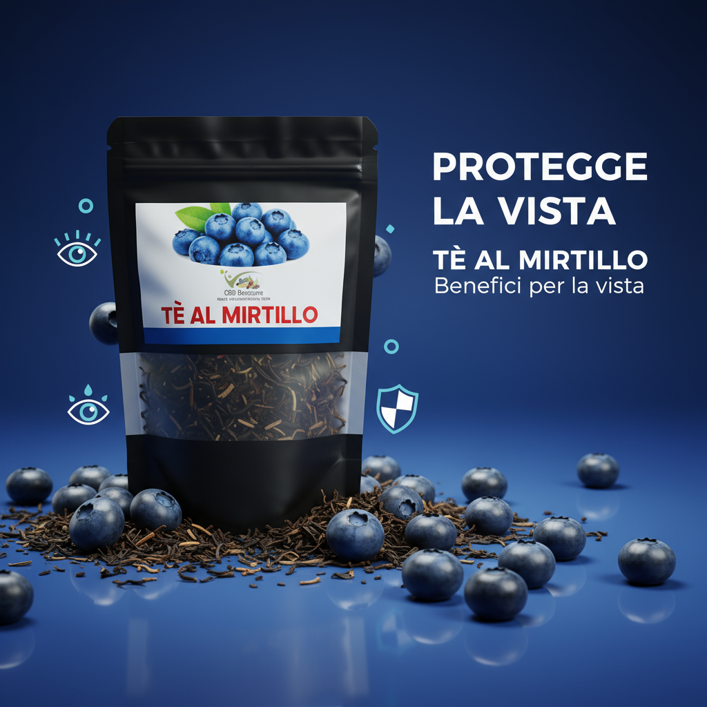 Cibobenessere - Wholesale Health/Detox Tea - 100% Natural Blueberry Tea - Protects Vision and Improves Memory2