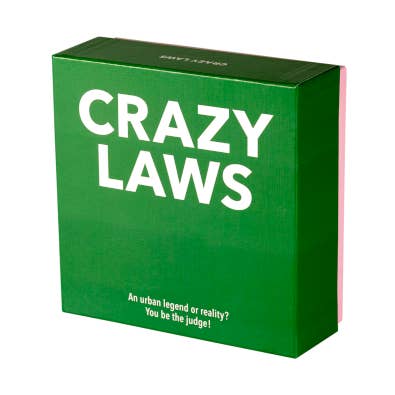 Gift Game: Crazy Laws for wholesale by Tactic Games