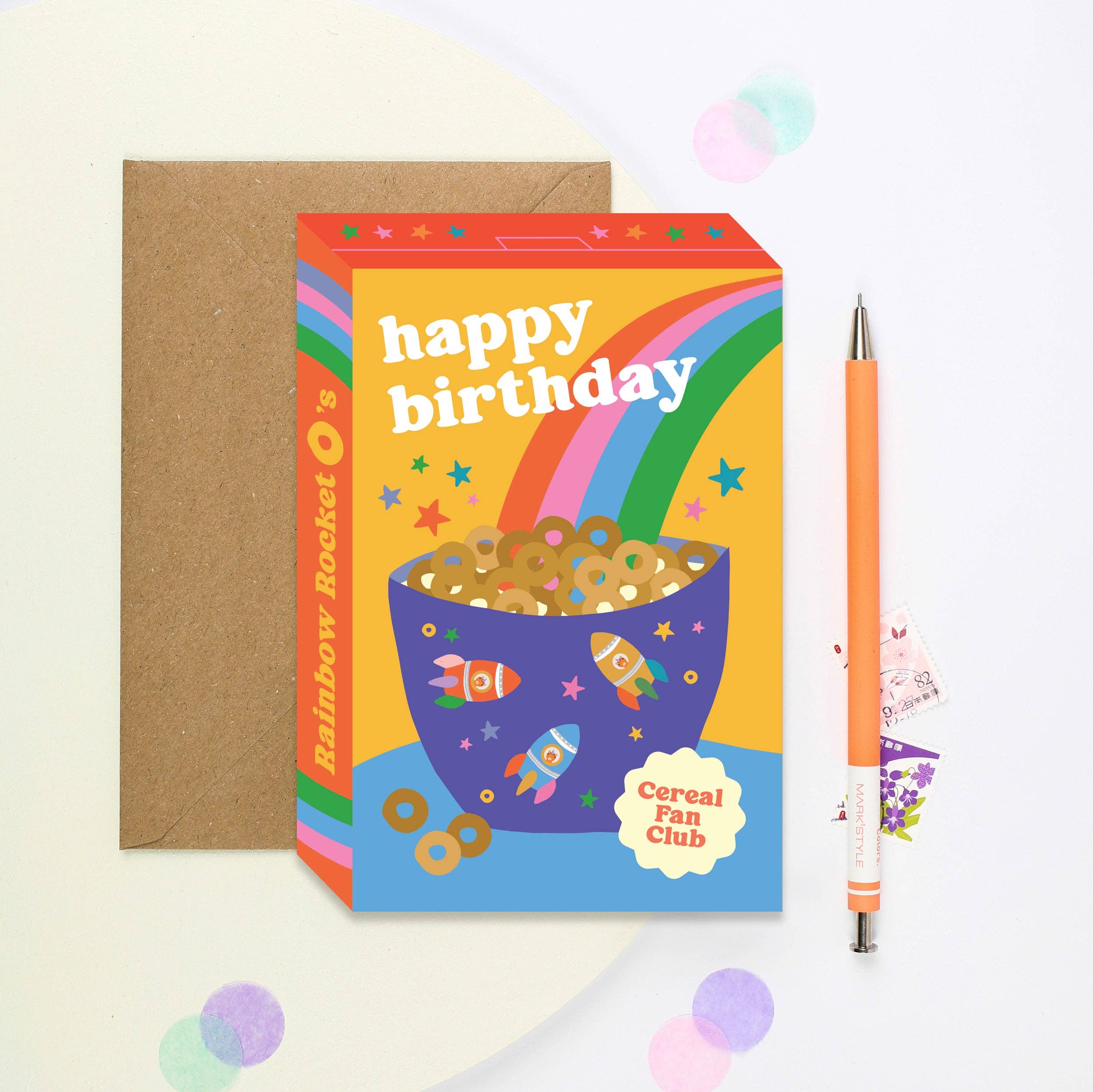 Mifkins - Wholesale Birthday Card - Cereal Fan Birthday Card4