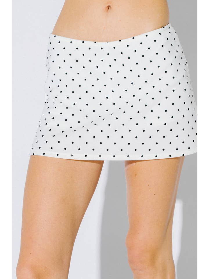 Blue Blush - Vente Jupe-short – femme - Micro-jupe-culotte à pois4