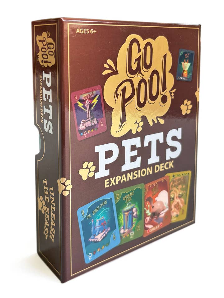 Go Poo! The Expansion Deck - PETS! for wholesale by Paper House Productions