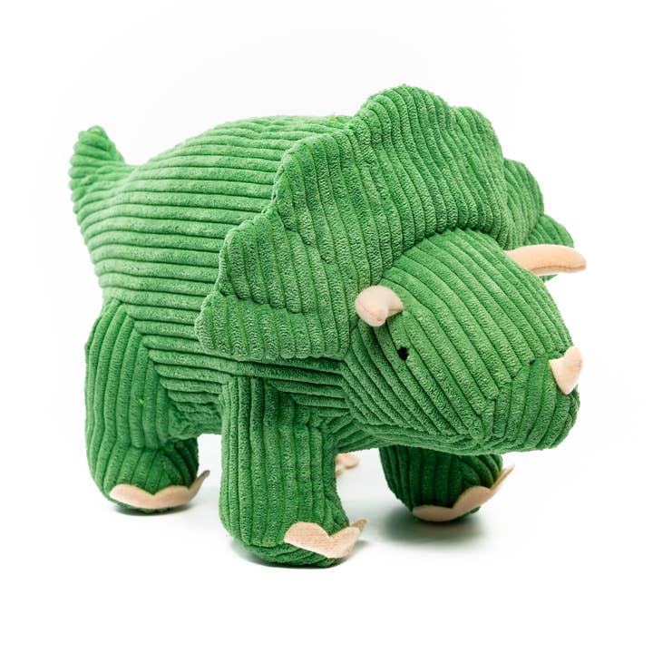 Triceratops Soft Toy Dinosaur Teddy - Green Corduroy and other Purchase Wholesale dinosaur plush. Free Returns & Net 60 Terms on Faire trending on Faire.