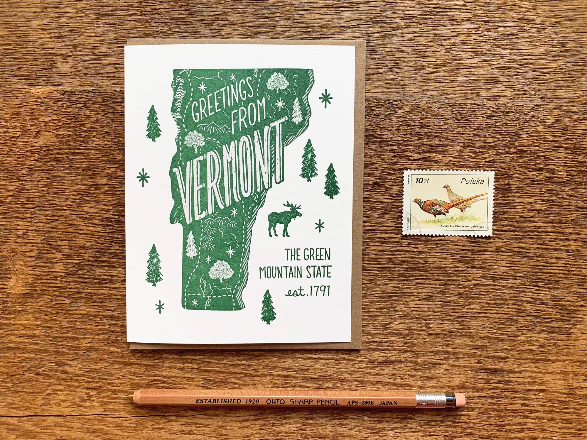 Noteworthy Paper & Press - Wholesale Season's Greetings Card - Vermont Card1
