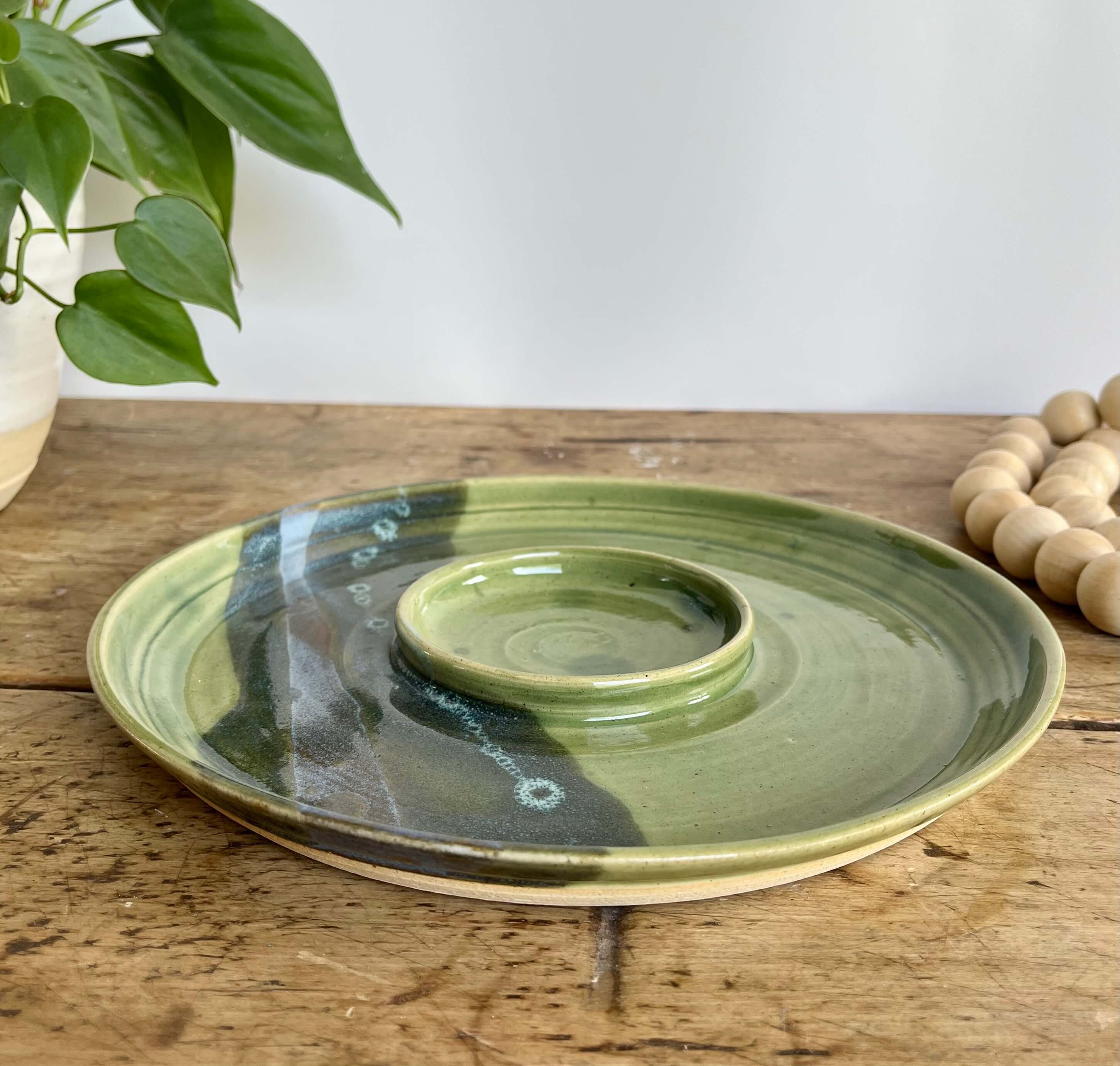 Coastal Clay Co. - Wholesale Platter - Bread and Oil Dipping Plate Platter10