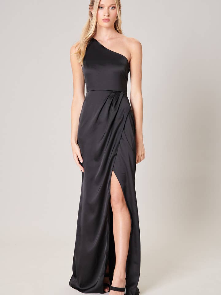 Sugarlips - Wholesale Gown - Women's - Prestige One Shoulder Asymmetrical Maxi Dress
