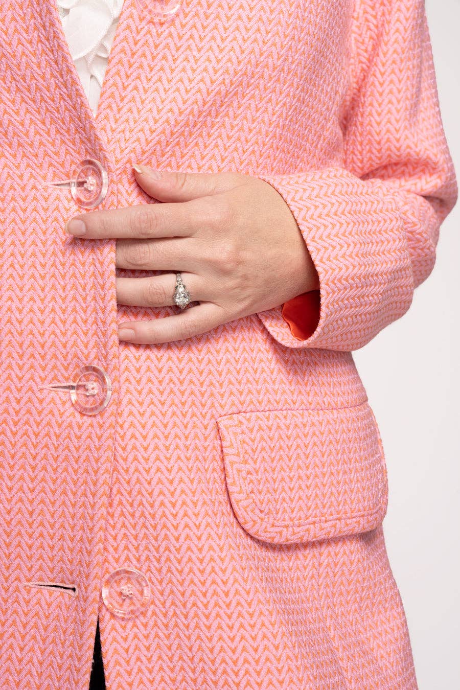 Linger Ln – Großhandel Mantel - Damen – Flo Linger Mantel in Rosa4