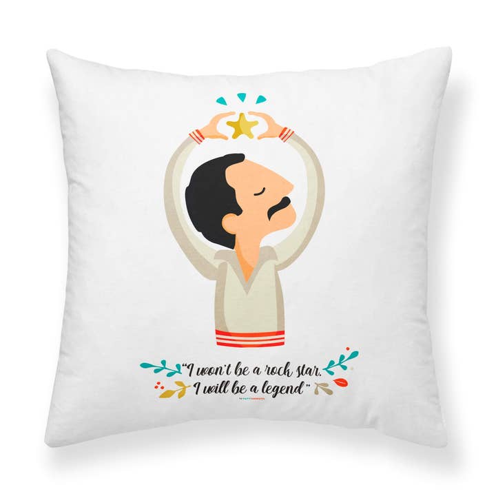 Rock Star kussenhoes van 100% katoen 50X50 cm voor wholesale door SG HOGAR