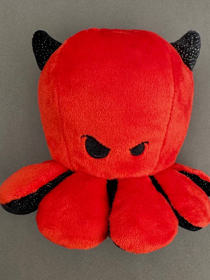 MINI Lil' Devil - Devil Octopus Plush Toy for wholesale by Scatterbrain