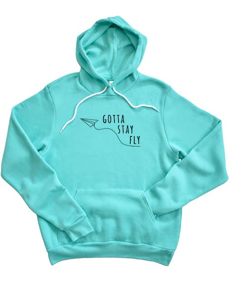 Gotta Stay Fly Hoodie for wholesale by Wildberry Waves