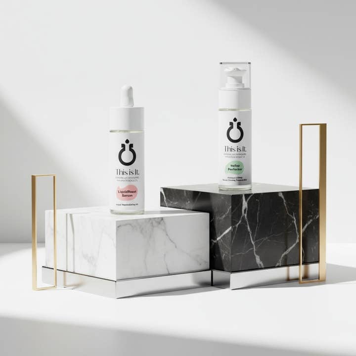 Serum Duo: NoTox Perfector & LiquidReset Serum for wholesale by This Is It. Beauty