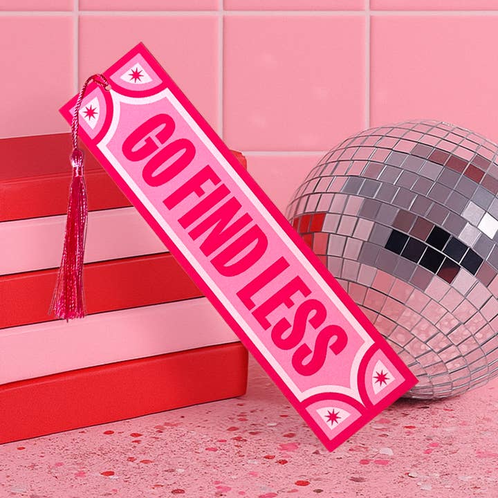 ✨ Go Find Less Bookmark - Feminist Booktok Gifts for wholesale by Scandinative