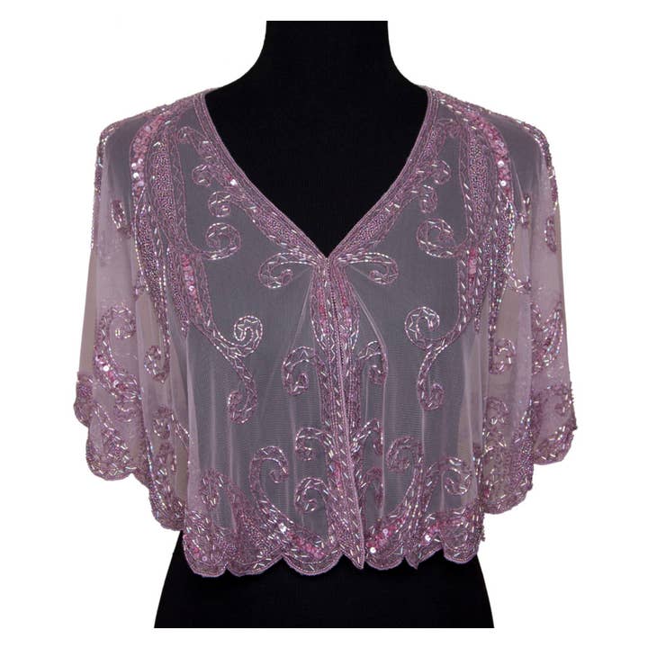 Western Fashion - Wholesale Cape - Women's - 8906 - Beaded Flapper Cape42