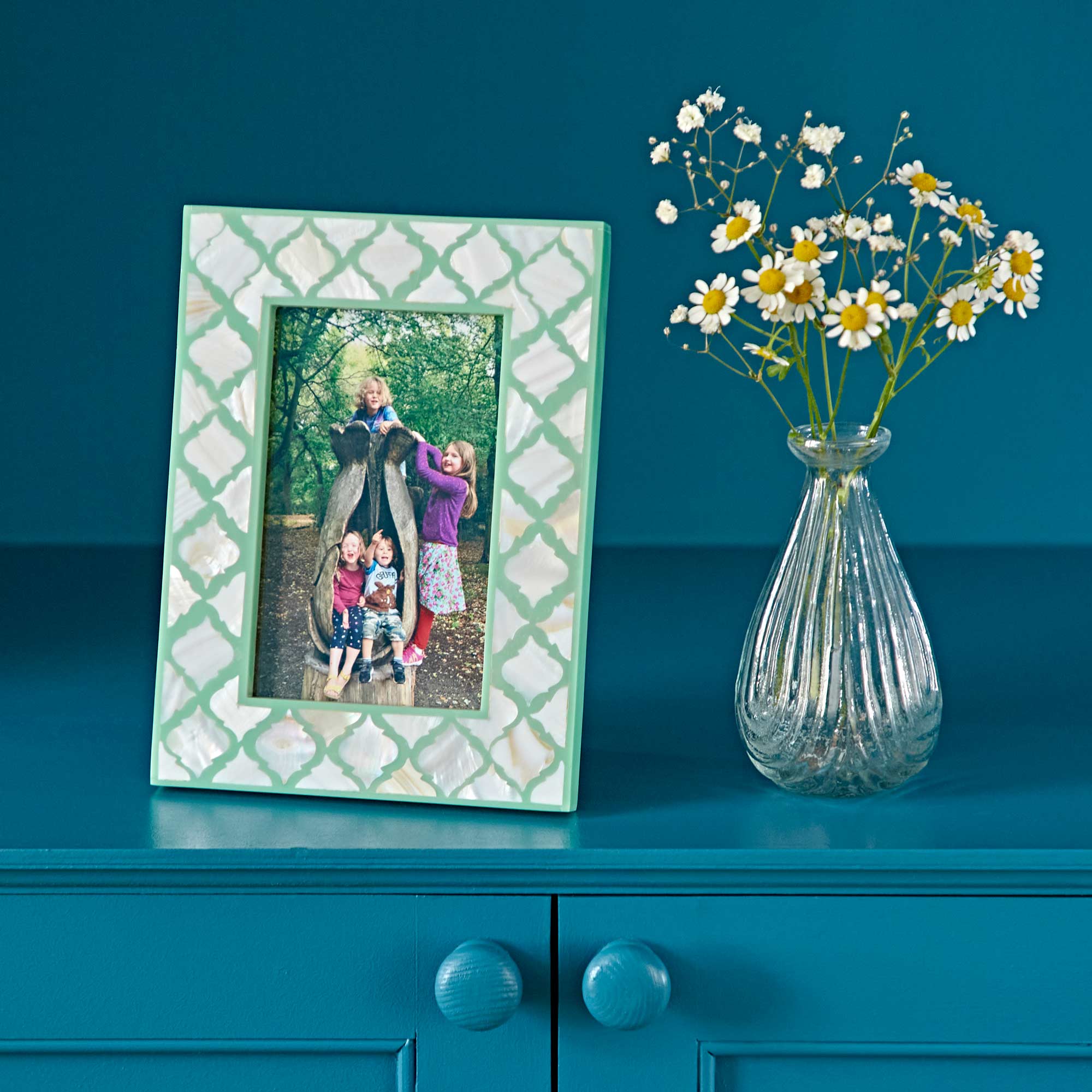 The Paper High Gift Company Limited - Vendita all'ingrosso Cornice portafoto - Cornice per foto 15 x 10 cm in madreperla