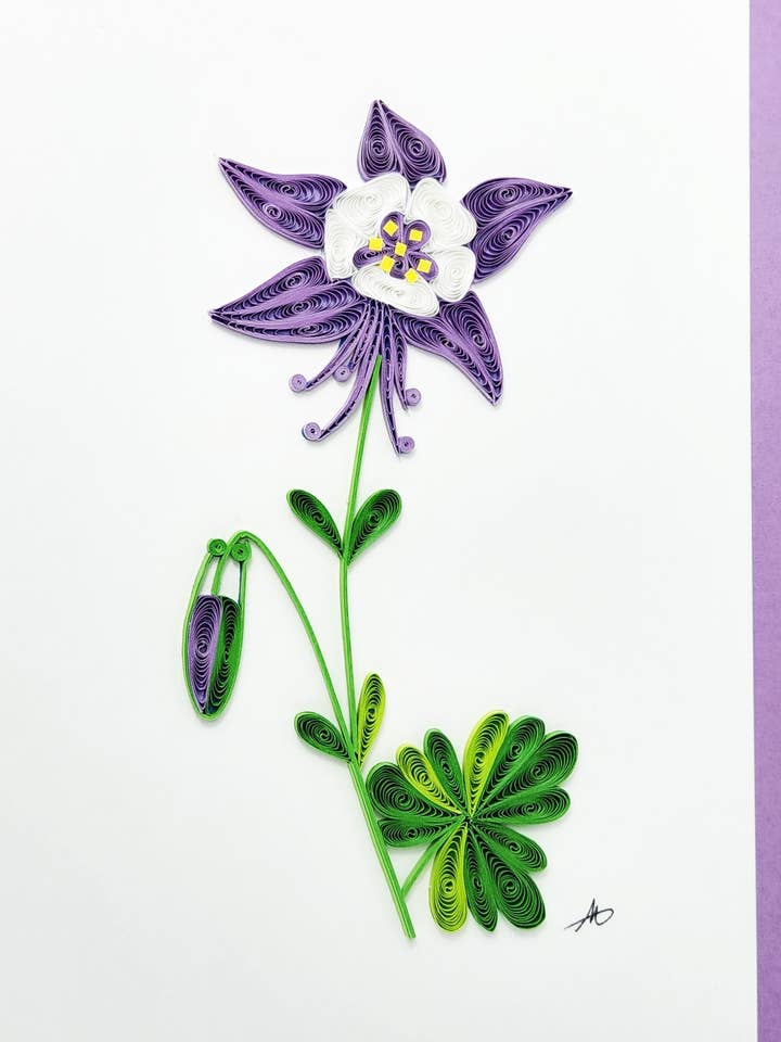 #321 Columbine for wholesale by Iconic Quilling