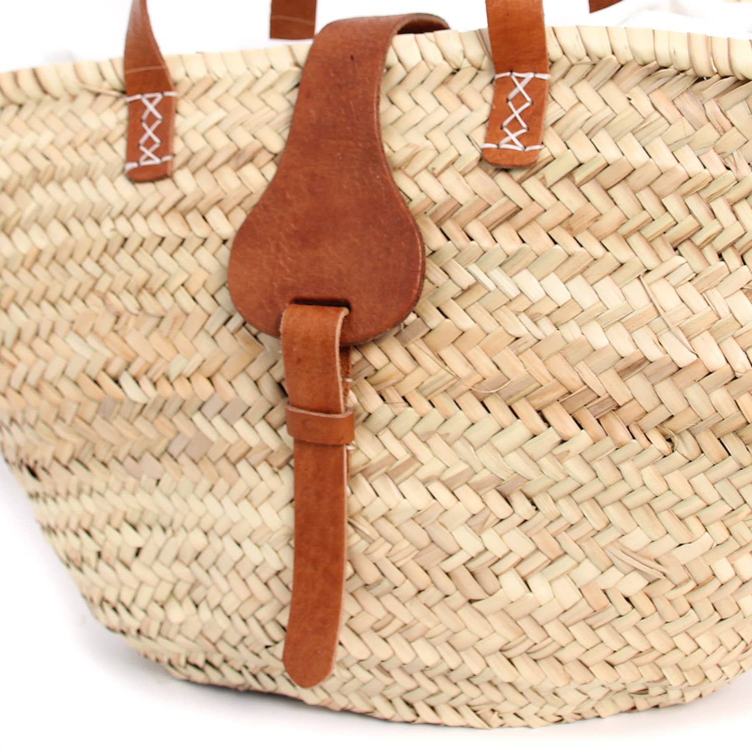 Logionline SLU - Wholesale Beach Bag - Palma Natural Carry Bag with White Lining Flap1